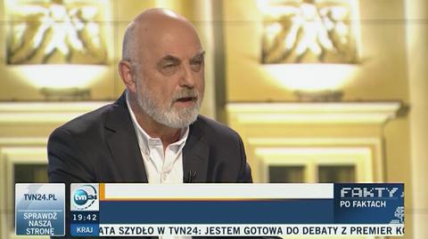 Referendum nie powinno odbywać się razem z wyborami - powiedział Abgarowicz w Faktach po Faktach 