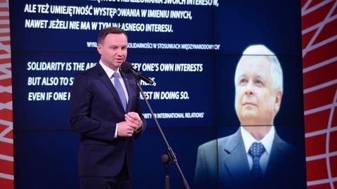 Duda chce kontynuować politykę L. Kaczyńskiego