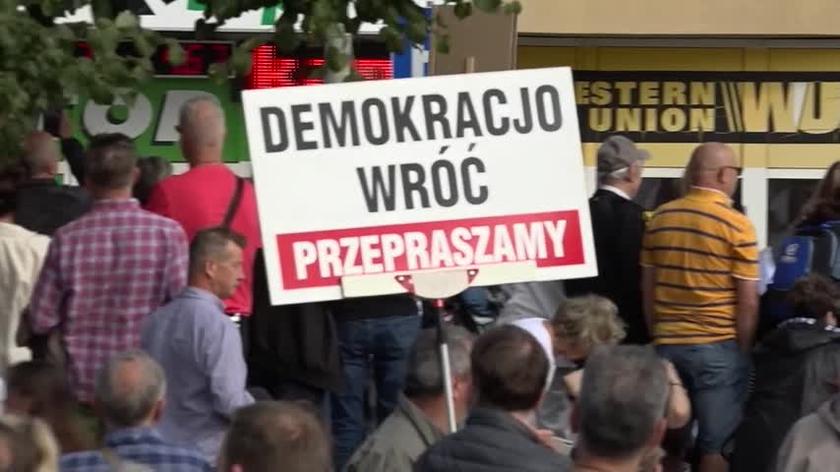 Szczecin tłumnie wspiera warszawski marsz 