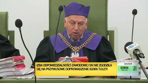 Nowa Izba Sądu Najwyższego uchyliła zawieszenie sędziego Igora Tuleyi w obowiązkach sędziowskich