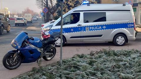 Leszno: motocyklista uciekał przed policją