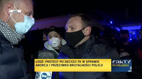 Policja zablokowała marsz w Łodzi. Relacja posłów Katarzyny Lubnauer i Tomasza Treli