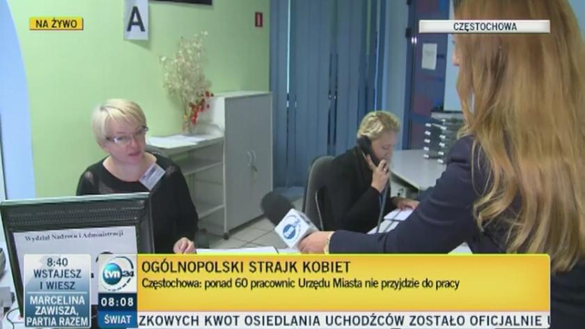 60 kobiet nie pójdzie pracy w urzędzie. Czarny poniedziałek w Częstochowie