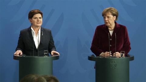Cała konferencja Angeli Merkel i Beaty Szydło