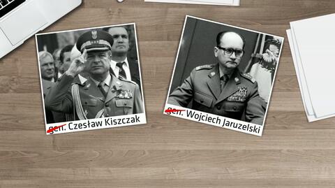 Macierewicz: Jaruzelski i Kiszczak powinni stracić stopnie generalskie