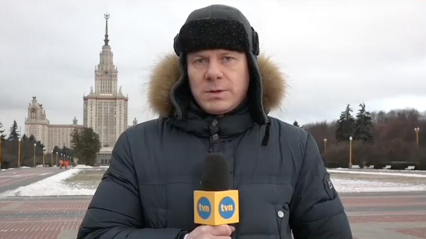 Konfrontacja w cieśninie. Relacja korespondenta "Faktów" TVN z Moskwy