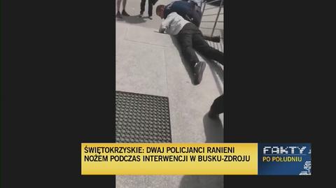 Nagranie z interwencji na twittera wrzuciła Polska Policja