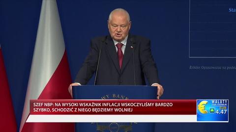 Prof. Glapiński o podwyższaniu stóp procentowych: w sytuacji, kiedy maleje inflacja byłoby nieodpowiedzialne