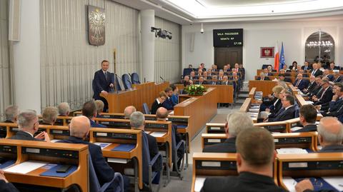 Prezydent otworzył inauguracyjne posiedzenie Senatu IX kadencji