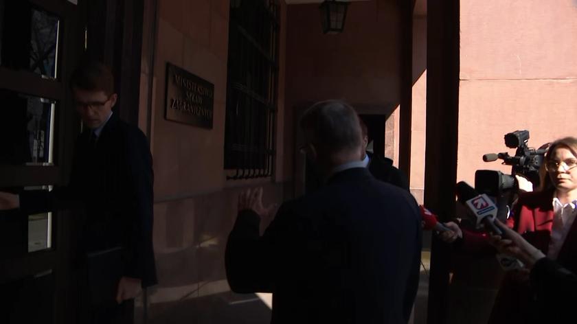 Ambasador Rosji pojawił się w budynku MSZ