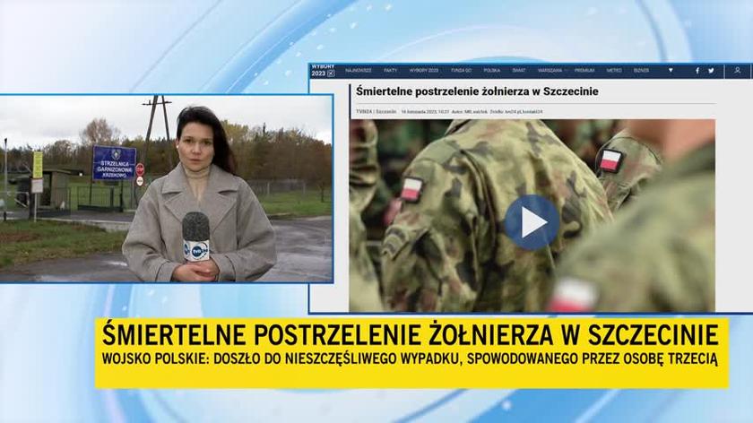 Śmierć żołnierza na strzelnicy w Szczecinie