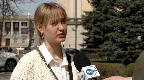 Weronika Klemba jechała na granicę, została zatrzymana (materiał z 14.04.2022)