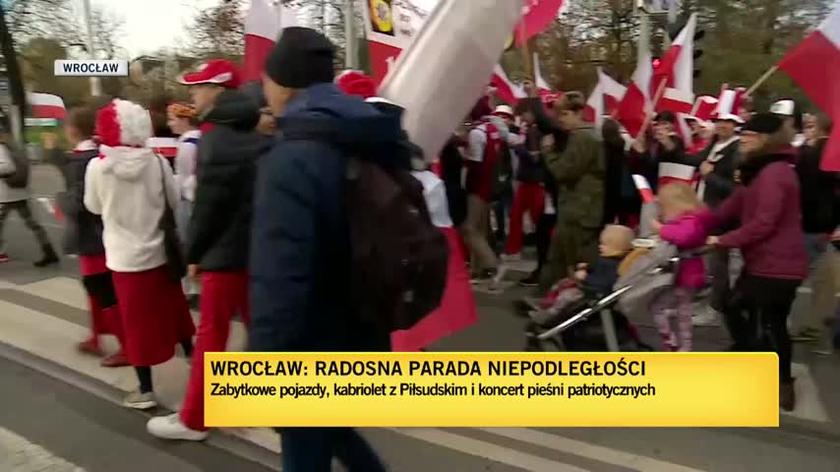 Radosna Parada Niepodległości we Wrocławiu