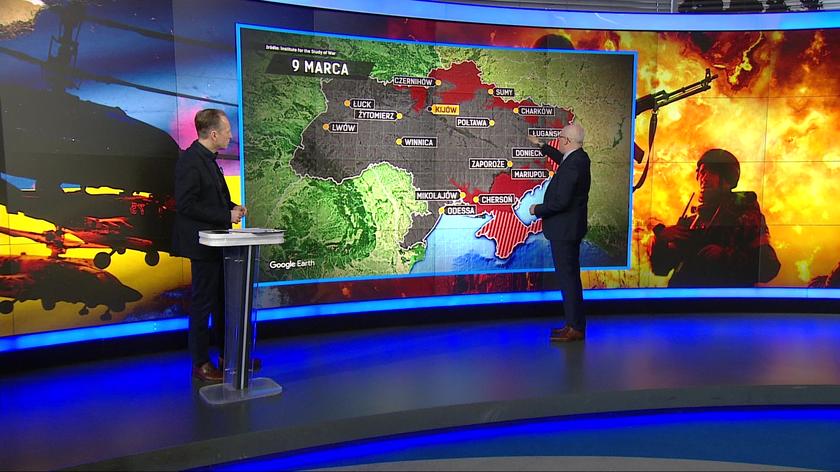 Atak Rosji na Ukrainę. Generał Waldemar Skrzypczak analizuje sytuację w Ukrainie (analiza z 7 marca)
