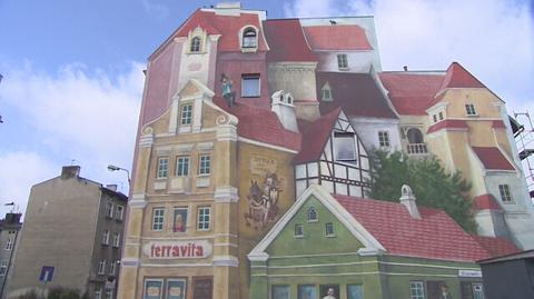 Trójwymiarowy mural powstał w Poznaniu
