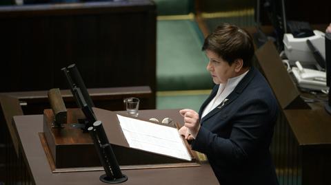 Sejmowe spięcie o rządowe nagrody. Szydło: należały się