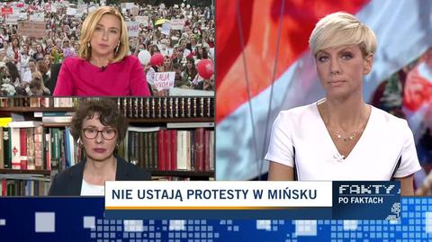 Romaszewska-Guzy o sytuacji na Białorusi: