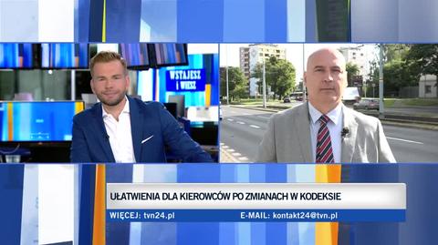 Konkolewski o zmianach w przepisach ruchu drogowego