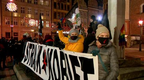 Protesty w Krakowie