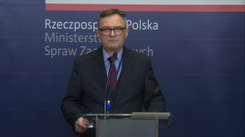Rzecznik MSZ: ambasador Sadoś nie reprezentuje tego rodzaju siły polityczne, co dobrze znany w Brukseli i szanowany pan Piotr Serafin