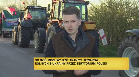 Od piątku możliwy będzie tranzyt towarów rolnych z Ukrainy przez terytorium Polski - sytuacja na granicy