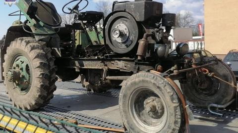 Policja zatrzymała pijanego traktorzystę we Frampolu na Lubelszczyźnie