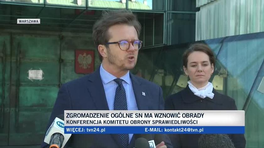 Wawrykiewicz: to, co dzisiaj będzie się działo, będzie najprawdopodobniej łamać przepisy konstytucji i ustawy o Sądzie Najwyższym
