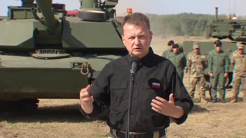 Błaszczak: rozpoczął się trening, który daje możliwość do przygotowania się do obsługi czołgów Abrams