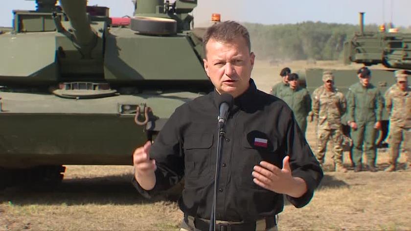Błaszczak: rozpoczął się trening, który daje możliwość do przygotowania się do obsługi czołgów Abrams