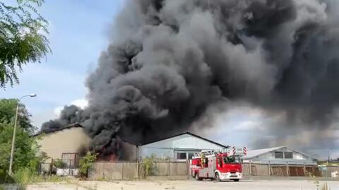 Po pożarze w Przylepie, do szpitala pulmonologicznego zgłaszają się strażacy oraz mieszkańcy