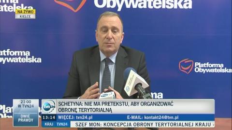 Schetyna: marszałek Sejmu chce coś ukryć