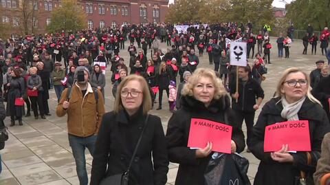 Protest kobiet w Szczecinie