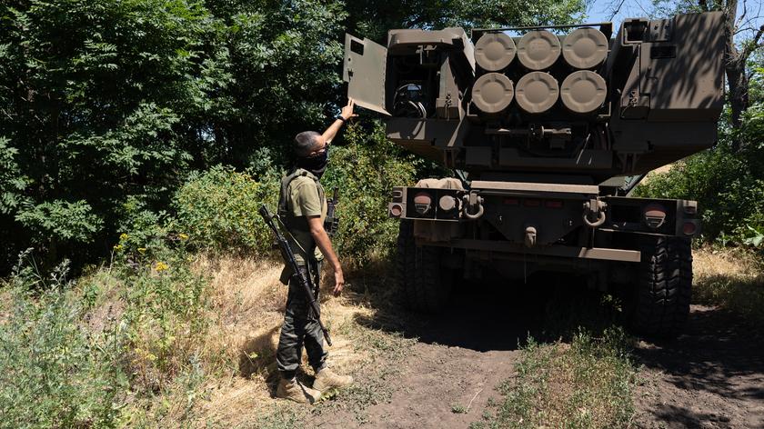 Amerykańskie haubice wykorzystywane przez ukraińską armię w Charkowie