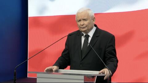 Dziennikarki pytały Jarosława Kaczyńskiego o atak na Borysa Budkę. Prezes PiS to zignorował
