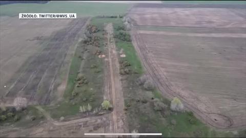 MSW Ukrainy: oto, jak wygląda eksplozja podczas niszczenia 475 jednostek amunicji wroga