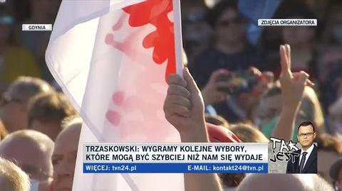 Rafał Trzaskowski cytował testy Wojciecha Młynarskiego na wiecu w Gdyni