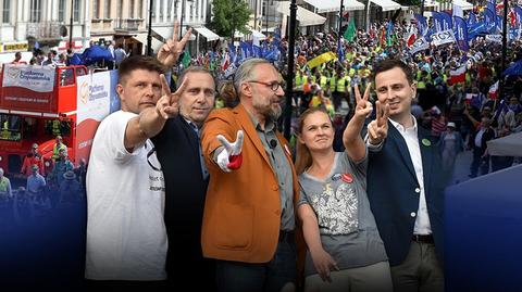 07.05.2016 | Opozycja, KOD i tysiące Polaków maszerowali w obronie demokracji. Udało się pokazać jedność i siłę?