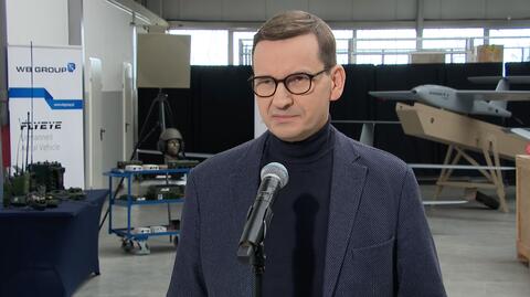 Pytanie o słowa Macrona. Morawiecki: ze względu na ciszę wyborczą obowiązuje nas powściągliwość