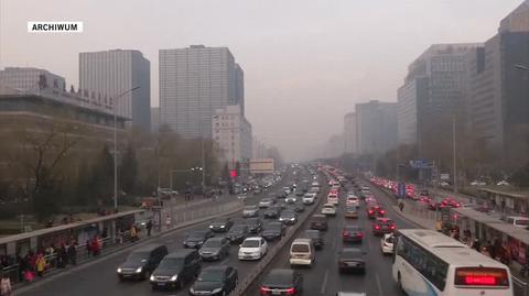 Chiny. Zanieczyszczenie powietrza w Pekinie w 2016 roku