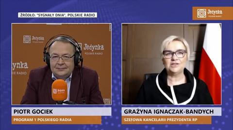 Ignaczak-Bandych: w czwartek spotkanie prezydenta z ministrem Czarnkiem