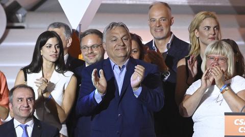 Viktor Orban oddaje głos w wyborach do Parlamentu Europejskiego 