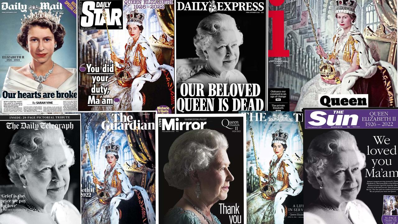 Queen Elizabeth II has died.  The British press paid out tribute