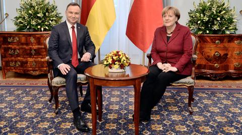 Wizyta Merkel w Polsce w lutym 2017 roku
