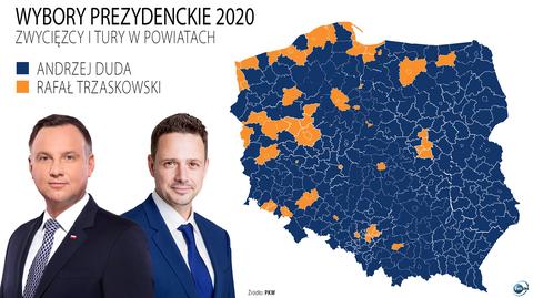 PKW podała oficjalne wyniki pierwszej tury wyborów prezydenckich