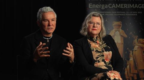 Baz Luhrmann and Mandy Walker in an interview for TVN24