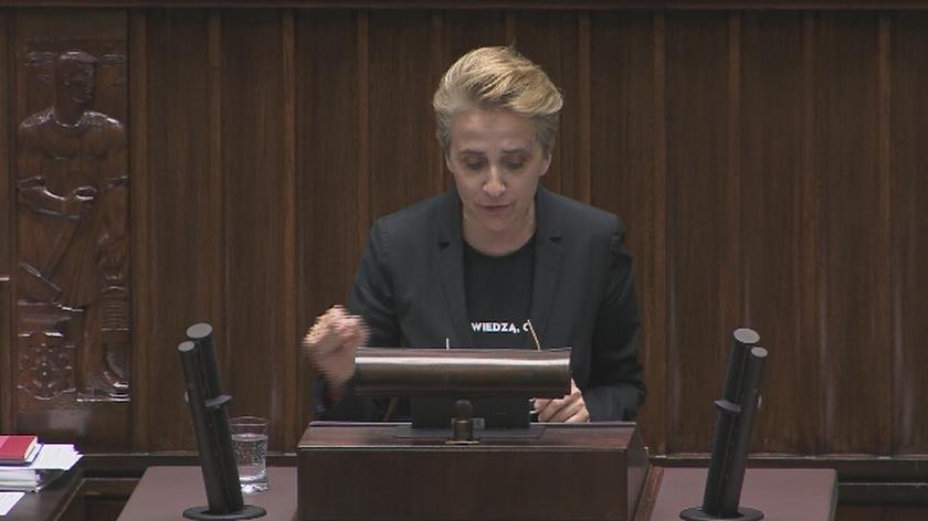 Debata nad odwołaniem minister Zalewskiej. Wystąpienia polityków
