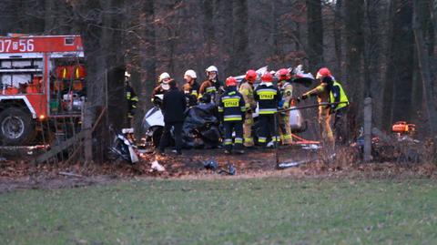 Wypadek samochodu pod Opolem. Zginęły trzy osoby