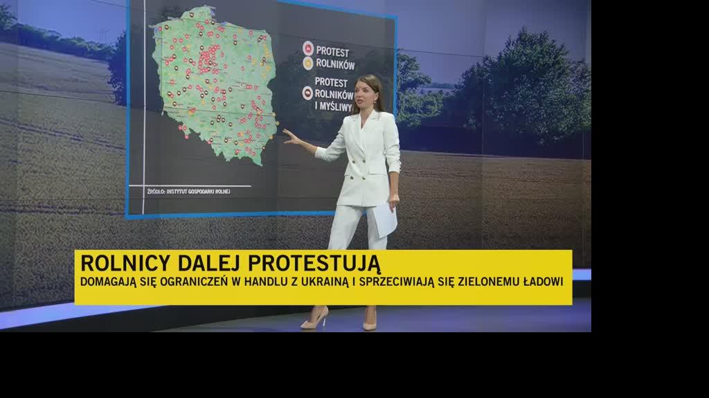 Protesty rolników w całej Polsce