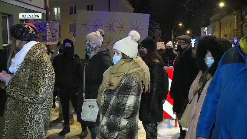 Protesty w Rzeszowie