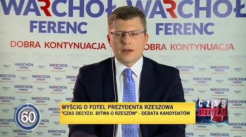 Debata kandydatów: Marcin Warchoł odpowiada na pytanie o akcję szczepień